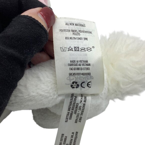 Disney Aristocats Marie Plush Toy 8” White Kitty Cat Stuffed Animal Pink Bow - Picture 5 of 7